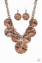 Load image into Gallery viewer, Barely Scratched the Surface Copper Necklace
