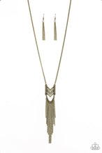 Load image into Gallery viewer, Point Taken Brass Necklace

