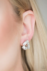 Renegade Shimmer white earring