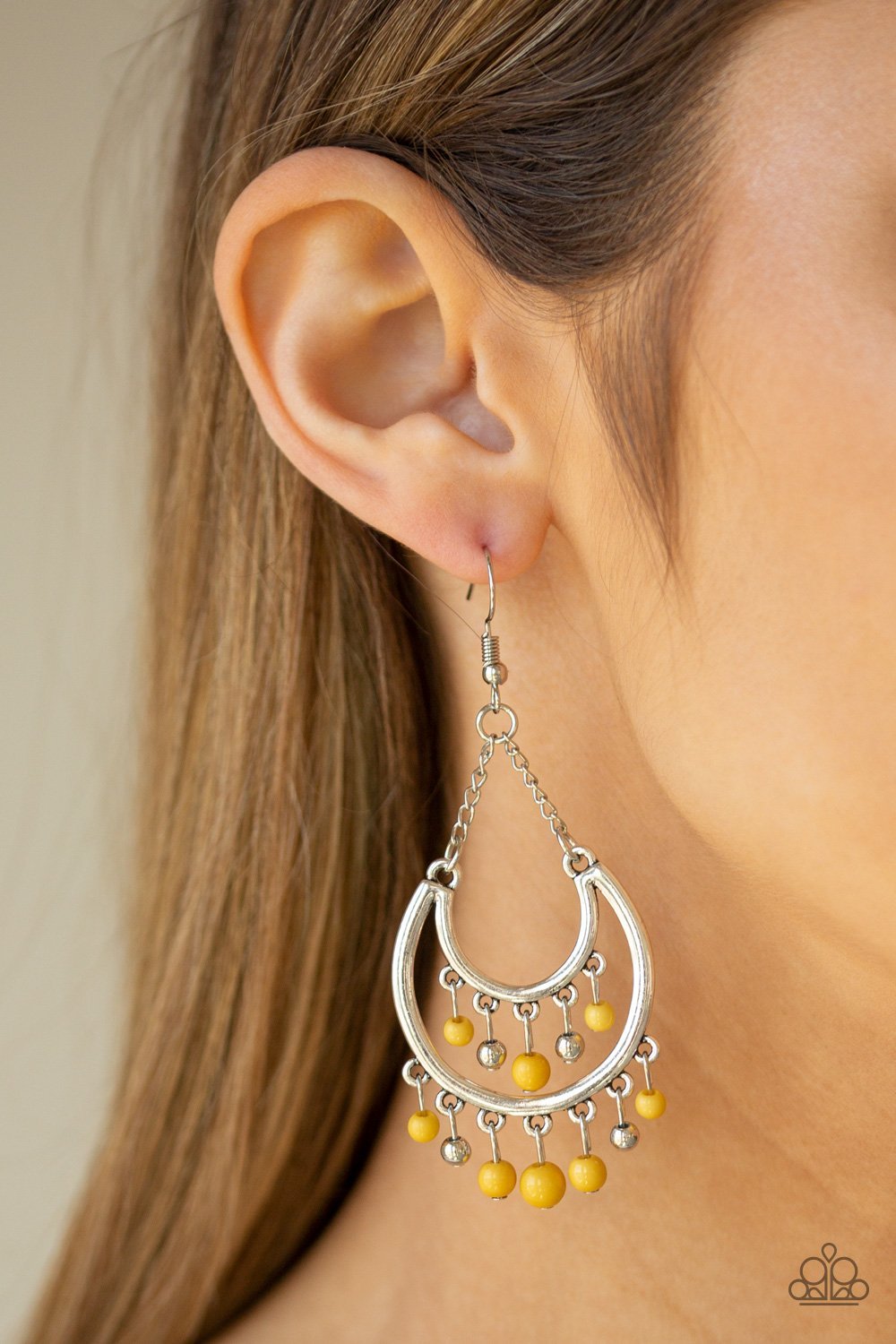 Free -Spirited Spirit yellow earring