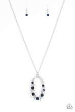 Load image into Gallery viewer, Spotlight Social Blue Necklace
