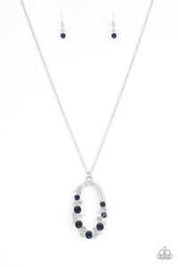 Spotlight Social Blue Necklace