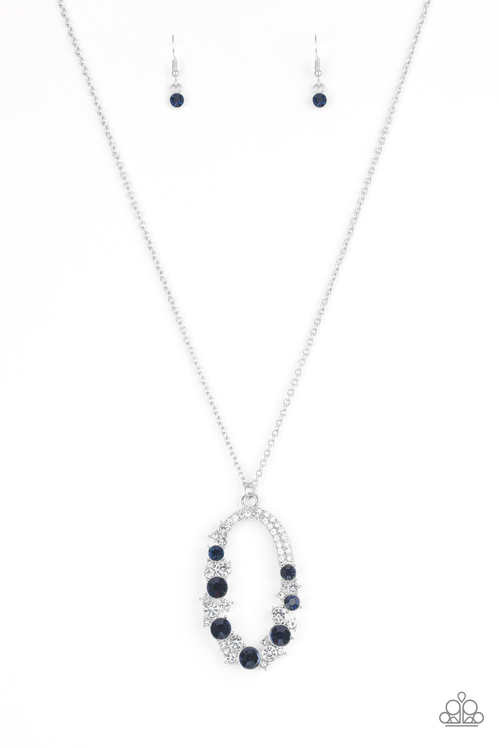Spotlight Social Blue Necklace