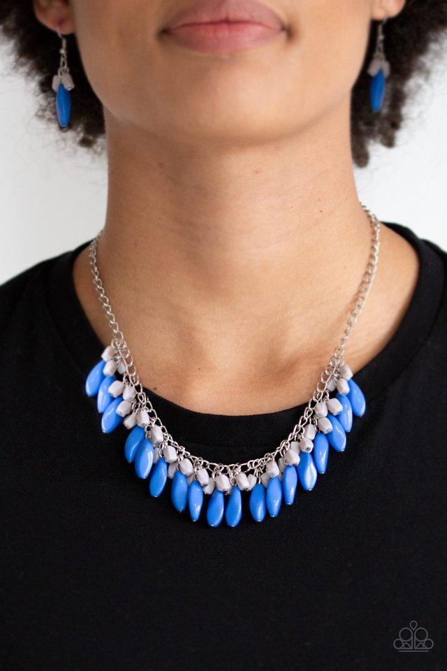 Bead Binge Blue necklace