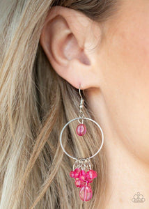 Where The Sky Touches The Sea pink earring