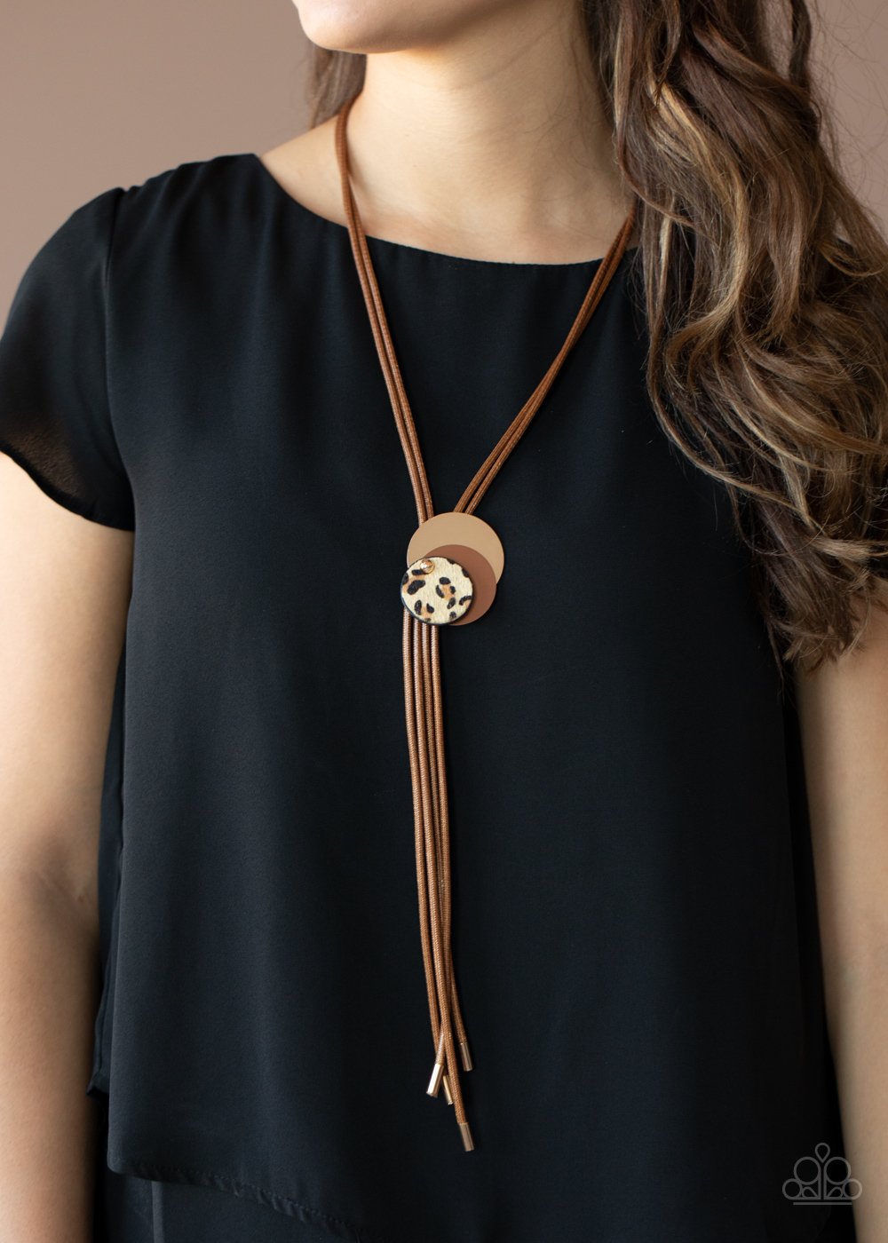 I'm FELINE Good brown Life of the Party Necklace