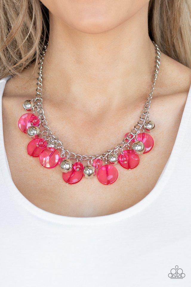 Gossip Glam Pink necklace