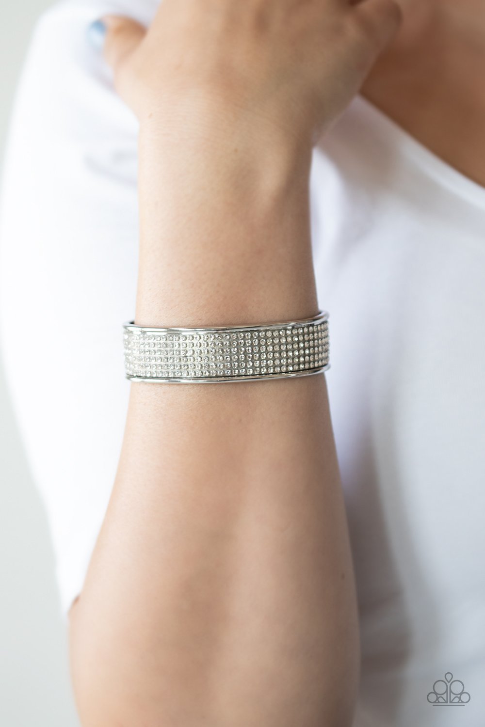 Can't Believe Your ICE white bracelet