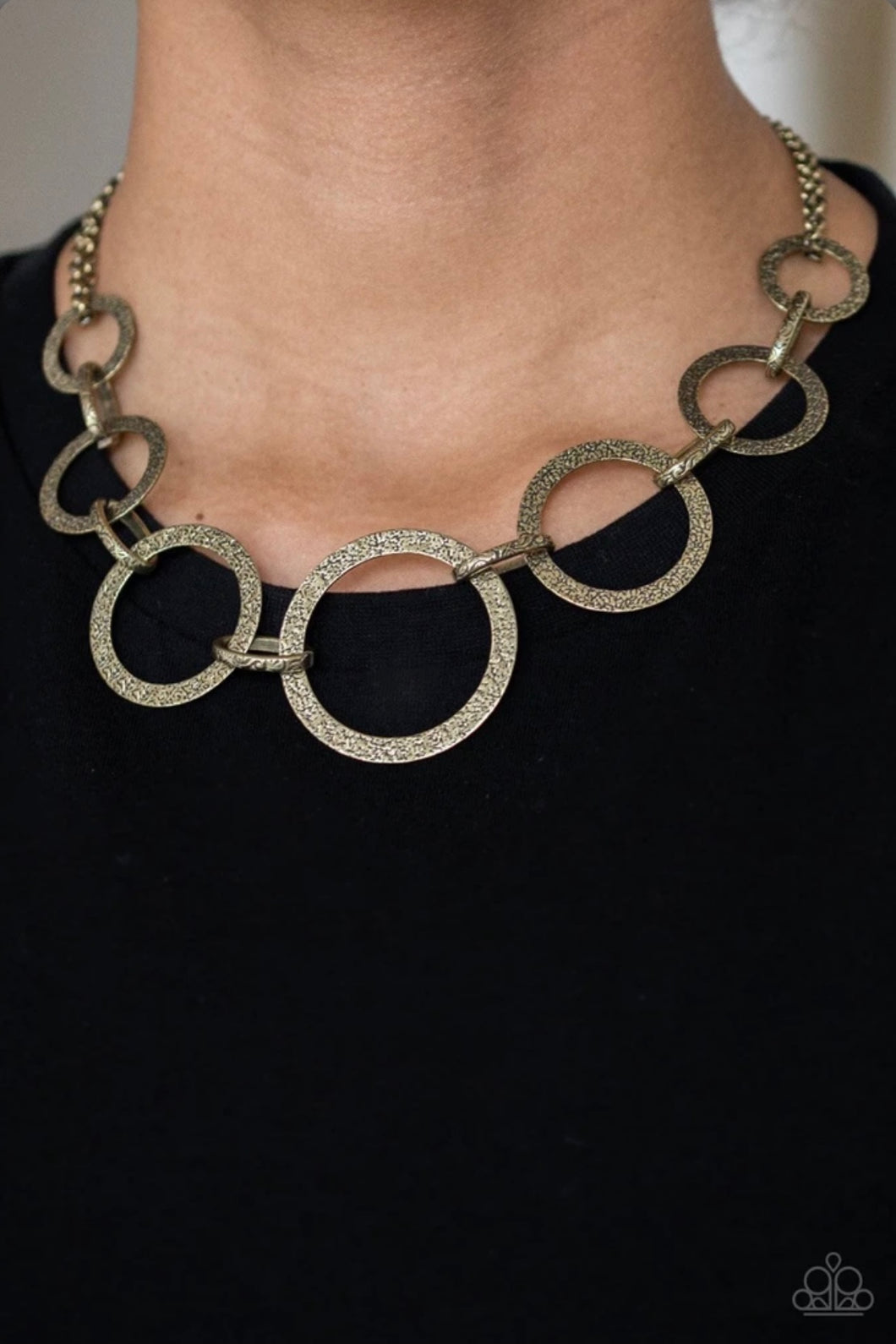 City circus Brass Necklace