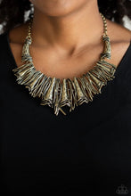 Load image into Gallery viewer, In The MANE stream Brass Necklace
