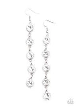 Load image into Gallery viewer, trickle down twinkle silver earring
