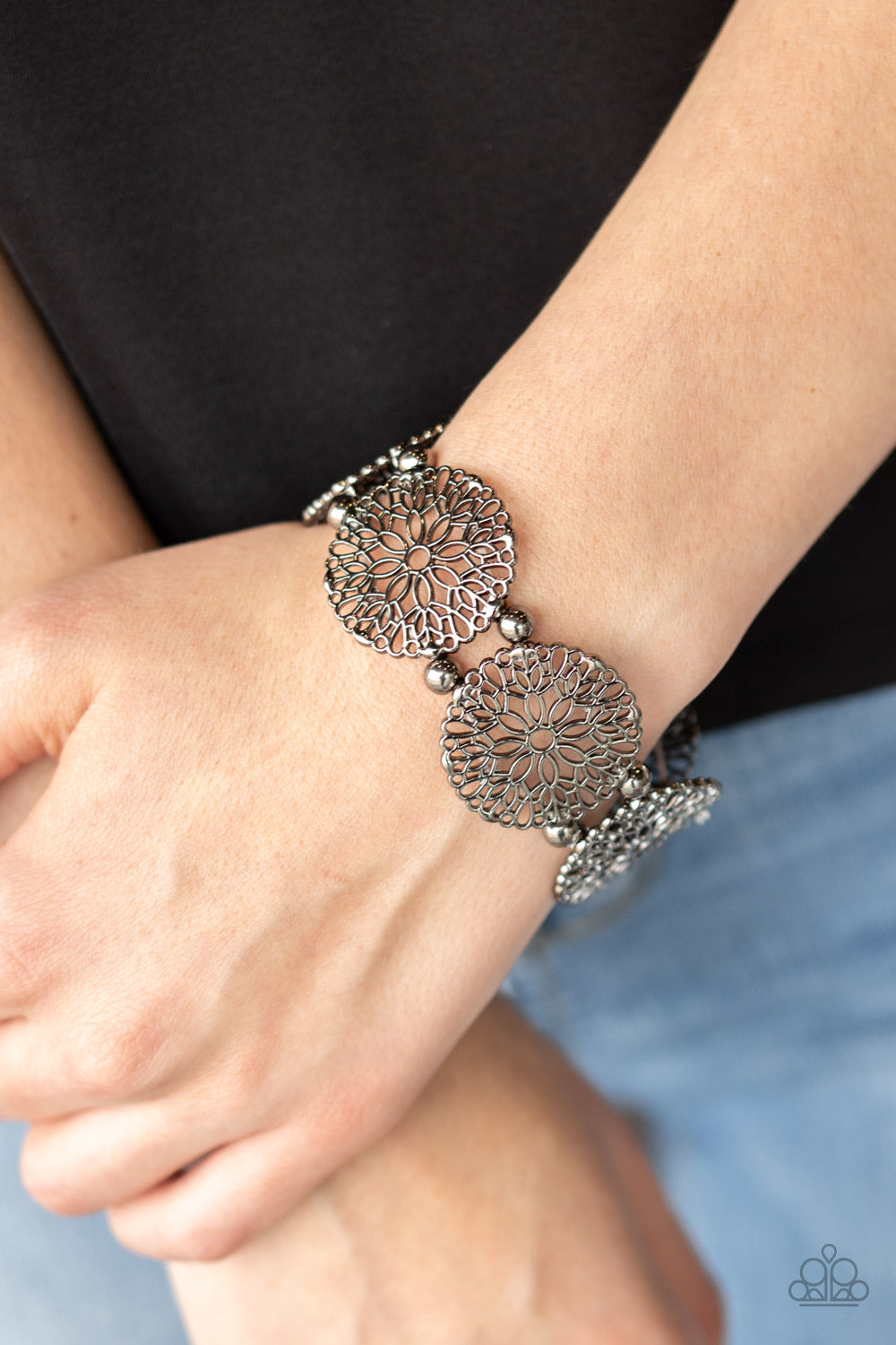 A Good Mandala is Hard to Find Black bracelet