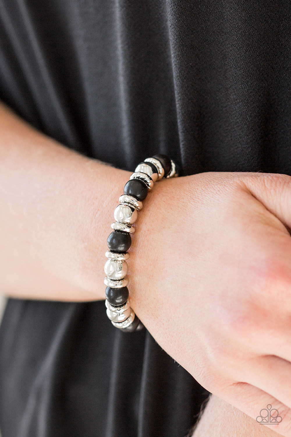 Across the Mesa Black bracelet