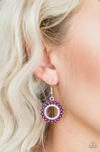 Load image into Gallery viewer, Wreathed in Radiance Purple Earring
