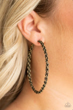 Load image into Gallery viewer, Chainge Is Coming Brass Earring
