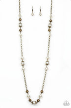 Load image into Gallery viewer, Wall Street Waltz Brass Necklace
