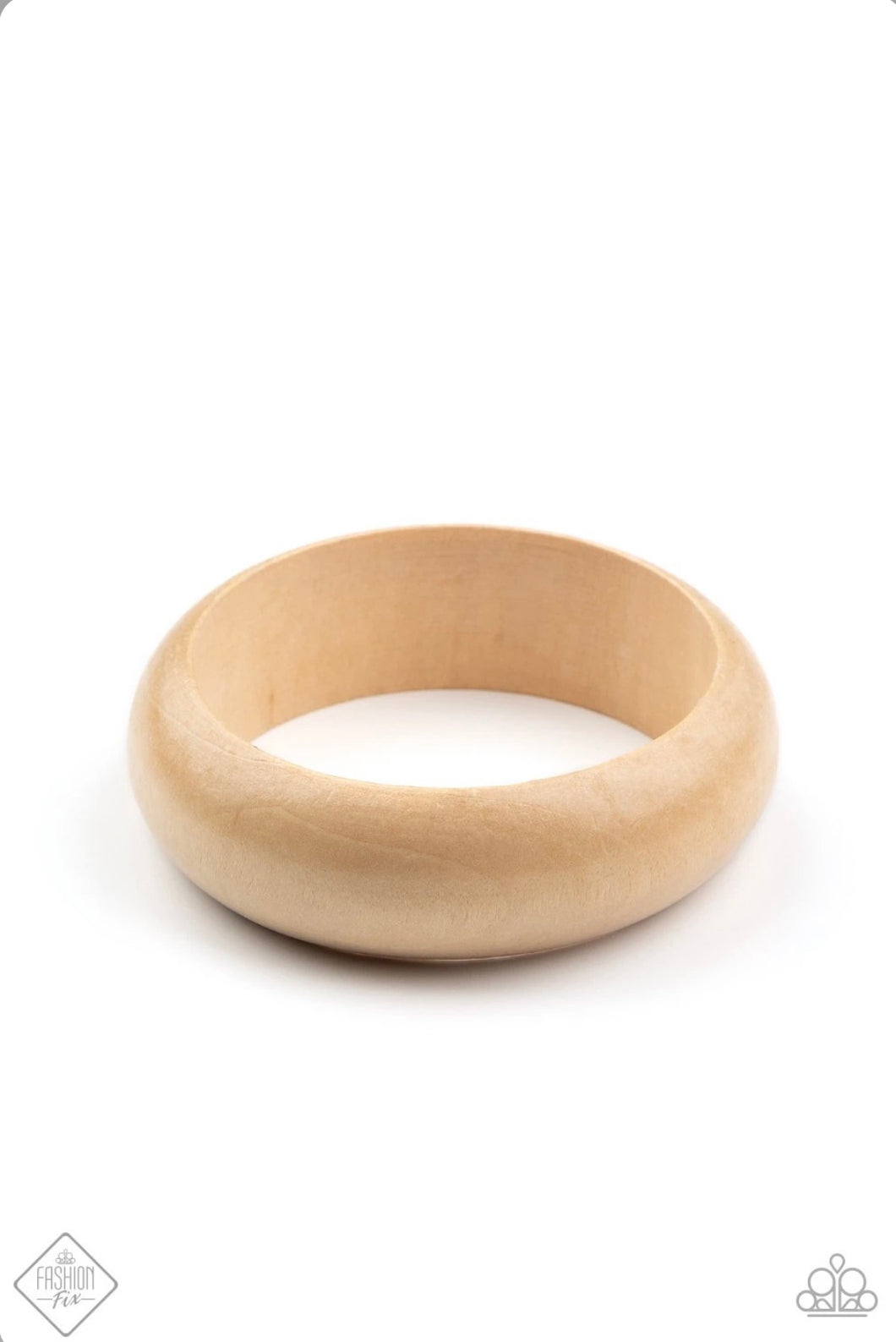 Whimsically Woodsy White Bracelet