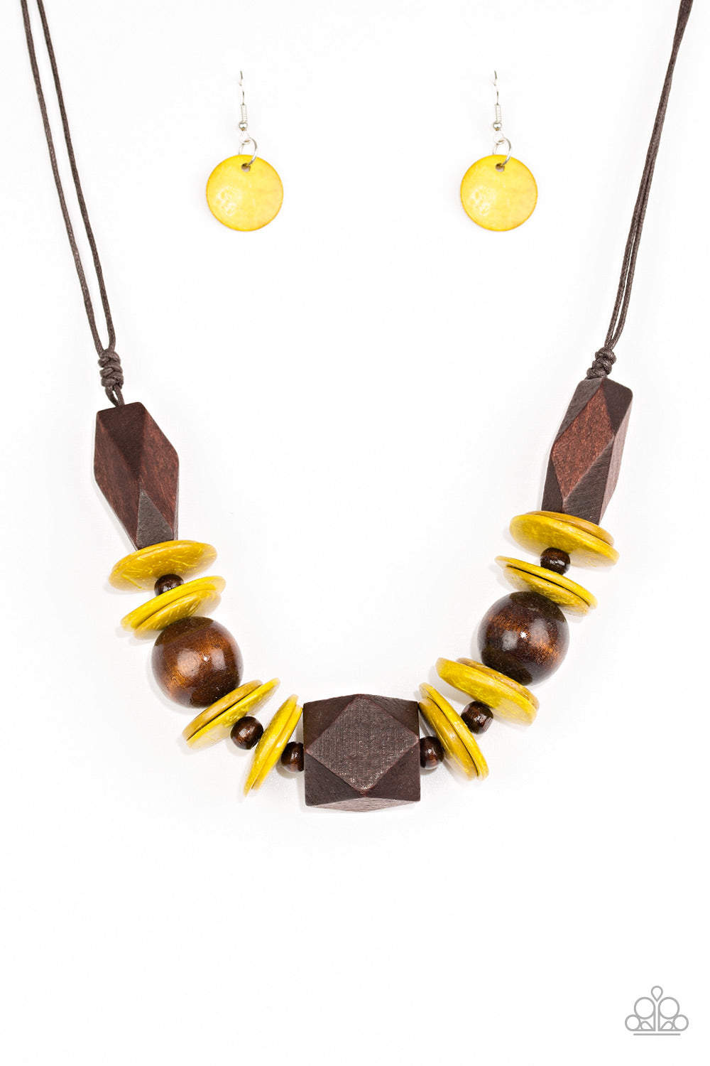 Pacific Paradise Yellow Necklace