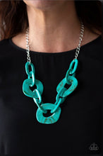 Load image into Gallery viewer, Courageously chromatic Blue Necklace
