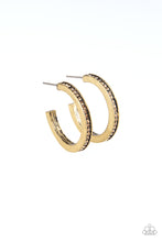 Load image into Gallery viewer, Hoop Haven Brass Earring
