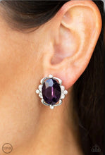 Load image into Gallery viewer, Regally Radiant Purple Earring
