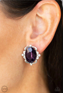 Regally Radiant Purple Earring