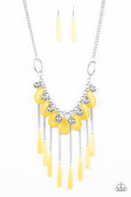 Load image into Gallery viewer, Roaring Riviera Yellow Necklace
