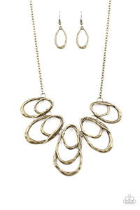 Terra storm Brass Necklace