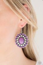 Load image into Gallery viewer, Stone Solstice Purple Earring
