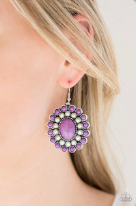Stone Solstice Purple Earring