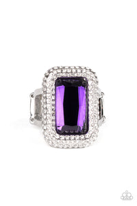 A Grand Statement Maker Purple  Ring
