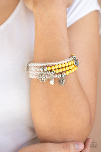 Colorfully Cupid  Yellow bracelet