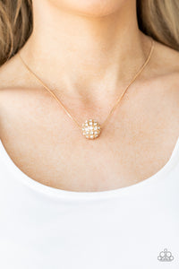Come of the BOMBSHELL Gold necklace