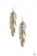 Load image into Gallery viewer, Give me a Roost Brass Earring
