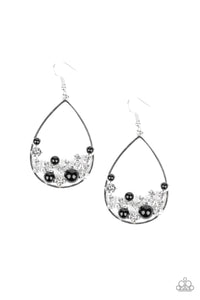 Town Car Black Earring