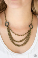 Load image into Gallery viewer, Chain of Command Brass Necklace

