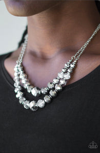 Strikingly Spellbinding - Silver Necklace