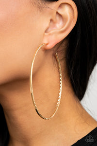 Diamondback Diva Gold Earring