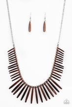 Load image into Gallery viewer, Out of My Element Brown Necklace
