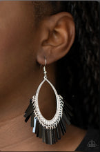 Load image into Gallery viewer, Fine Tuned Machine Black Earring
