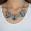 Load image into Gallery viewer, Confetti Confection Blue Necklace
