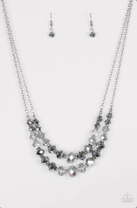 Strikingly Spellbinding - Silver Necklace