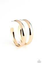 Load image into Gallery viewer, Kick’em To the CURVE Gold Earring
