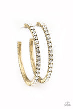 Load image into Gallery viewer, Must Be The Money Brass Earring
