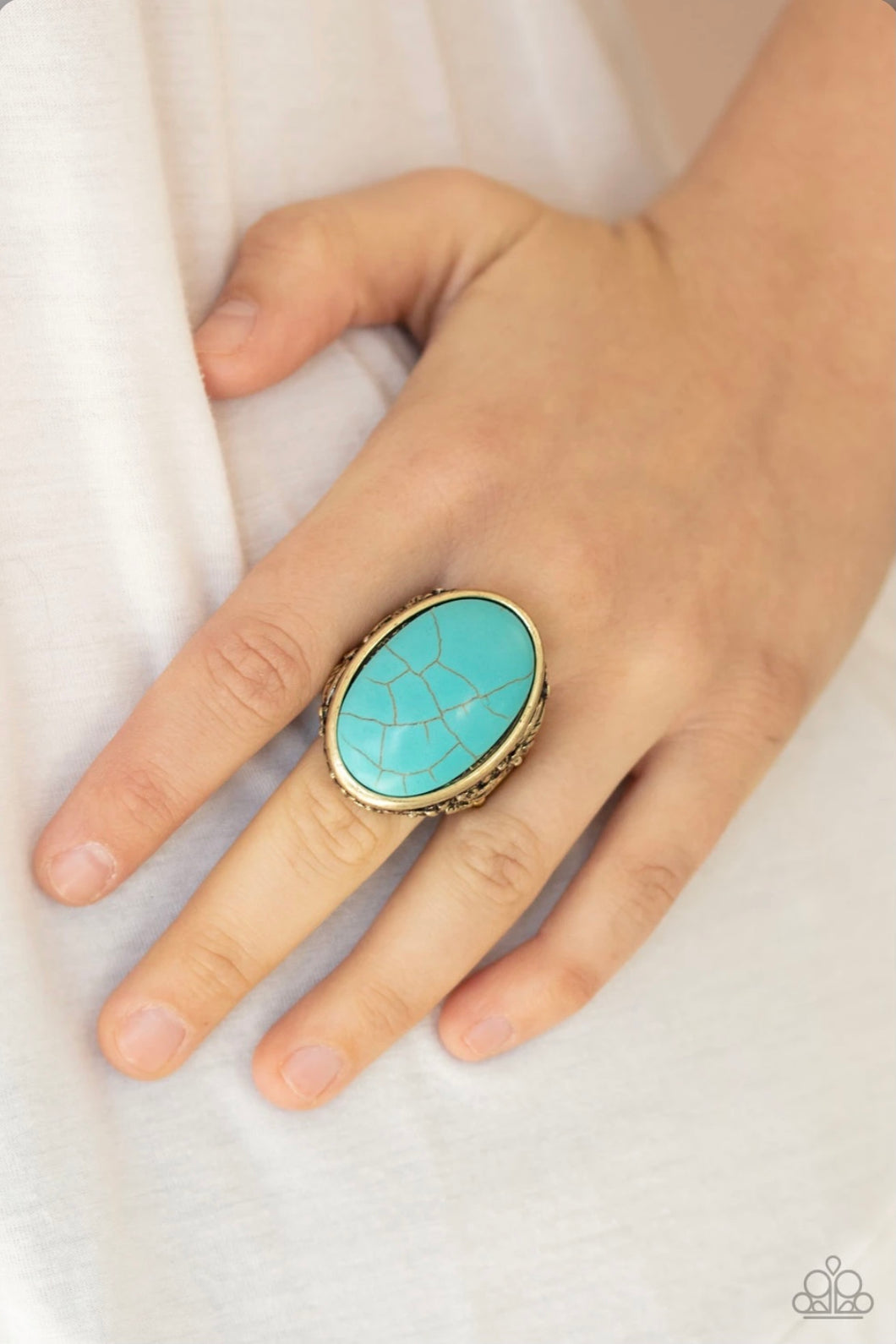 Stonehenge Garden Brass Ring