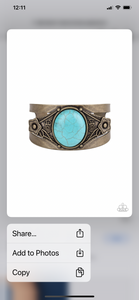Desert Nature Brass Bracelet