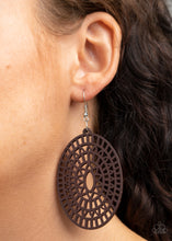 Load image into Gallery viewer, Tropical Retreat Brown Earring
