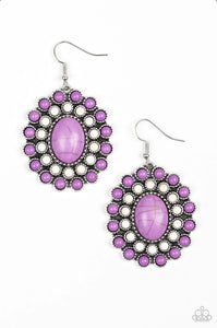 Stone Solstice Purple Earring