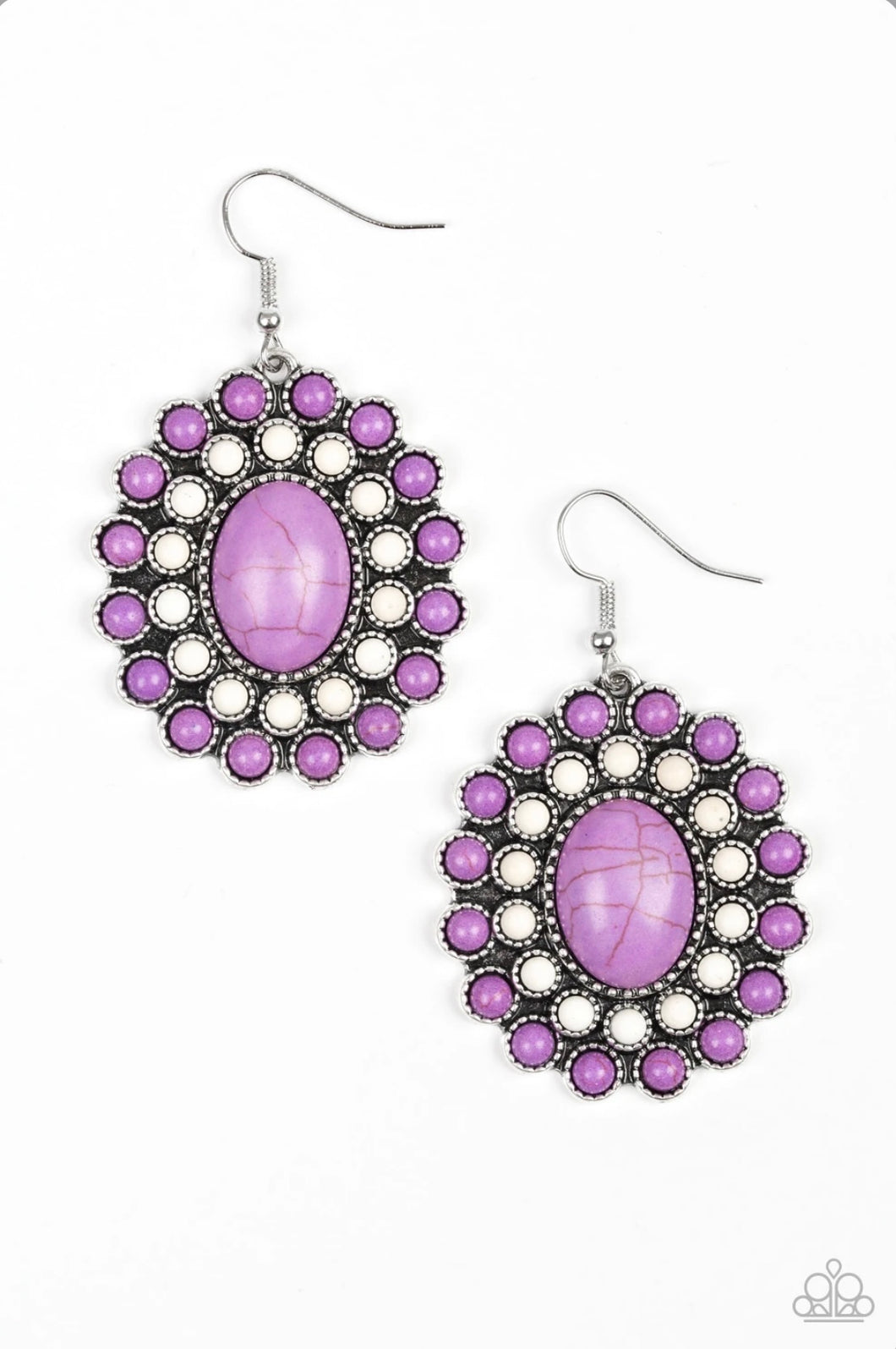 Stone Solstice Purple Earring