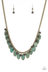 Vintage Gardens Brass Necklace